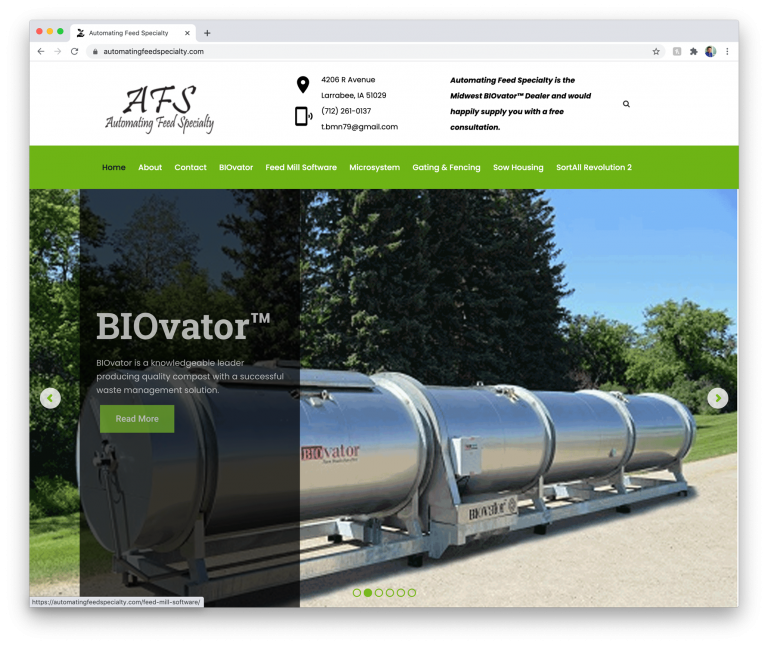 Automating Feed Specialty