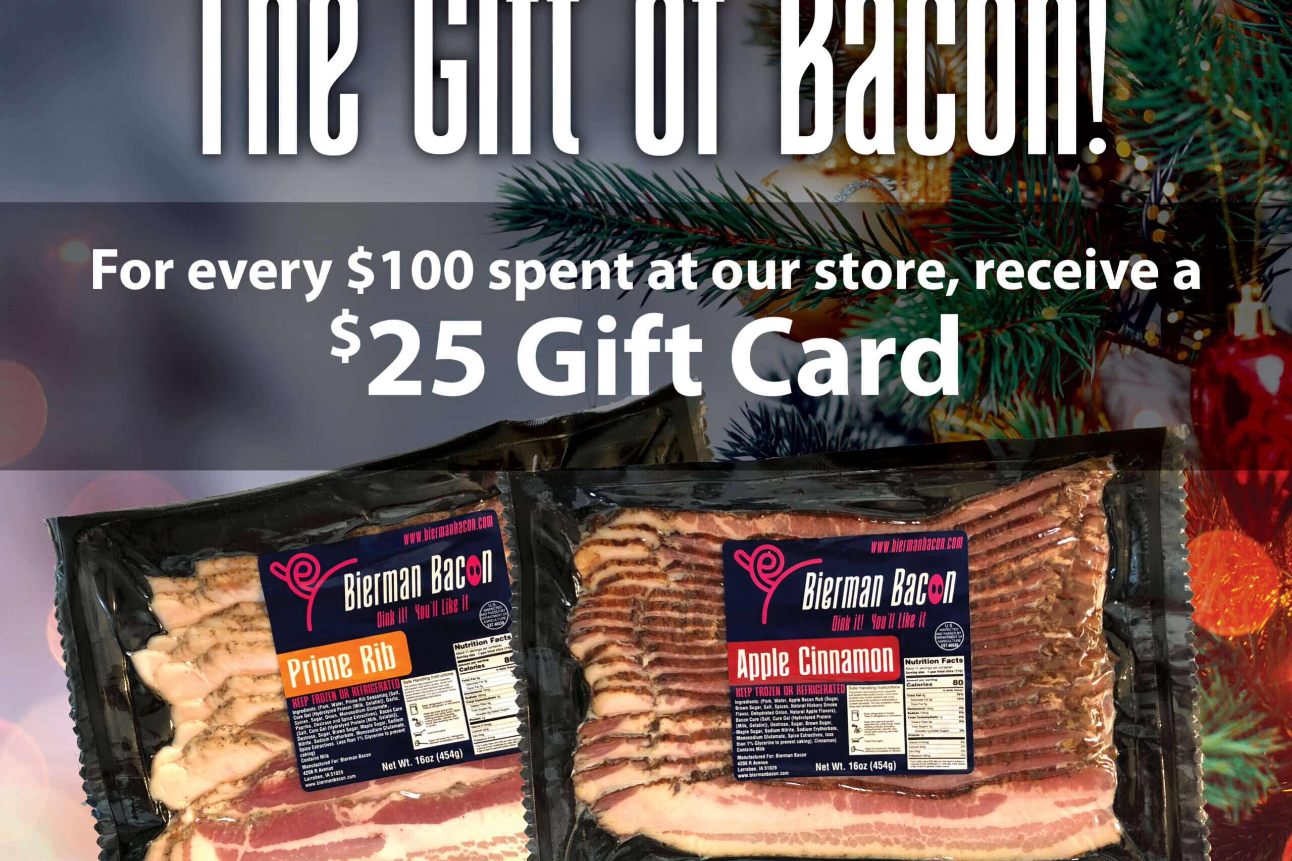 Bierman Bacon Holiday Promotion Bierman Bacon Holiday Promotion