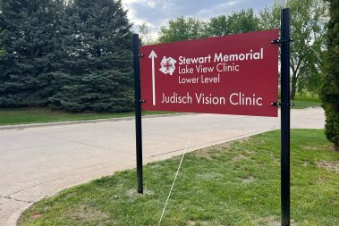 Stewart Memorial Clinics Signage
